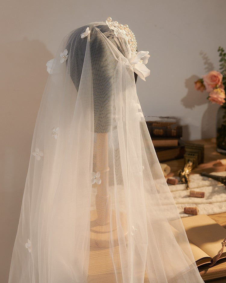 Wedding Bridal Veil Double Layer