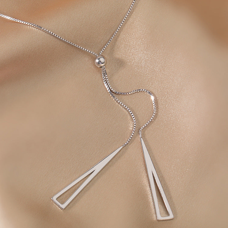 Stainless Steel V Shape Necklace